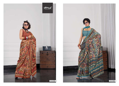 The Luxe Vaishali Fashions Crape Sarees Wholesale Price