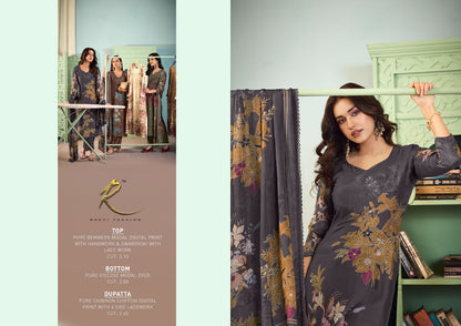 The Pertfect Dressup Rakhi Fashion Bemberg Pant Style Suits Wholesale