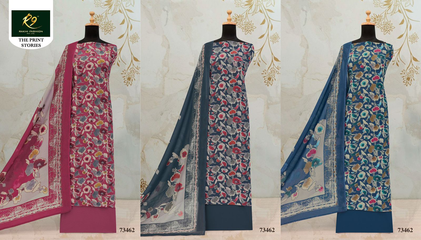 The Print Stories 73462 Rakhi Fashion Cotton Salwar Suits Wholesale Price