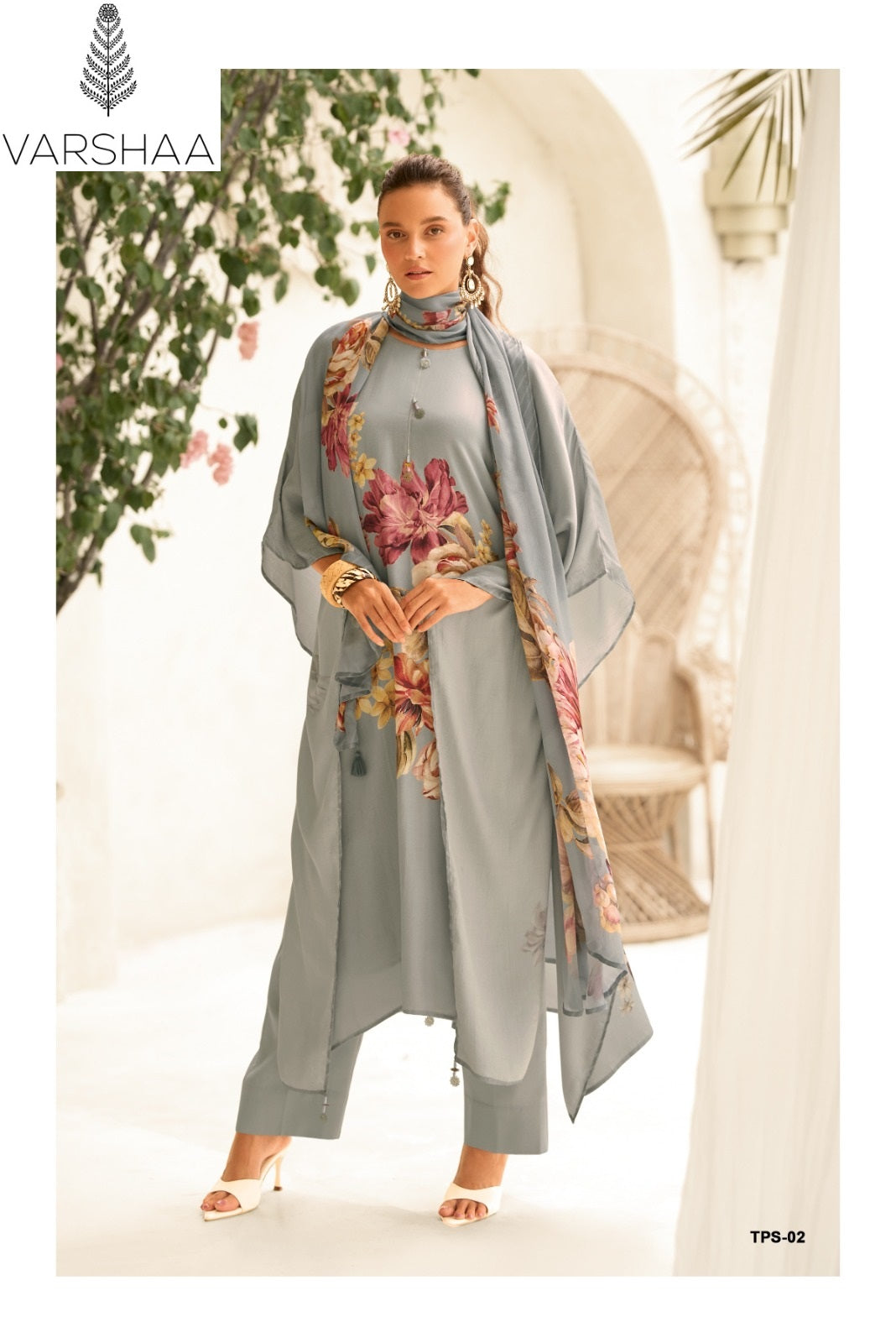 The Print True Star Varshaa Maison Satin Pant Style Suits Wholesaler India