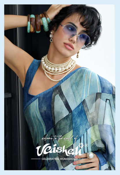 The Queendom Vaishali Fashions Pure Crape Sarees Manufacturer India