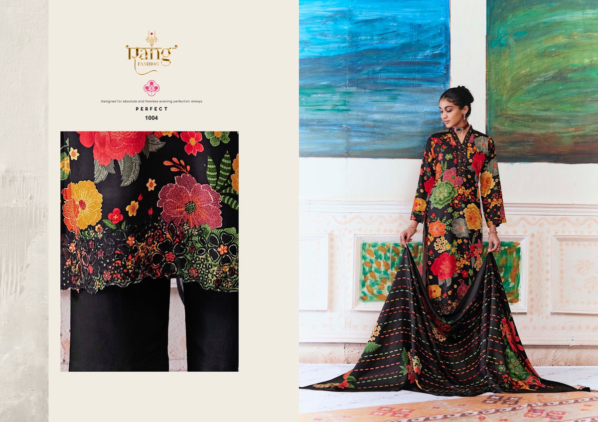 The Rose Rang Fashion Pashmina Suits Supplier Gujarat