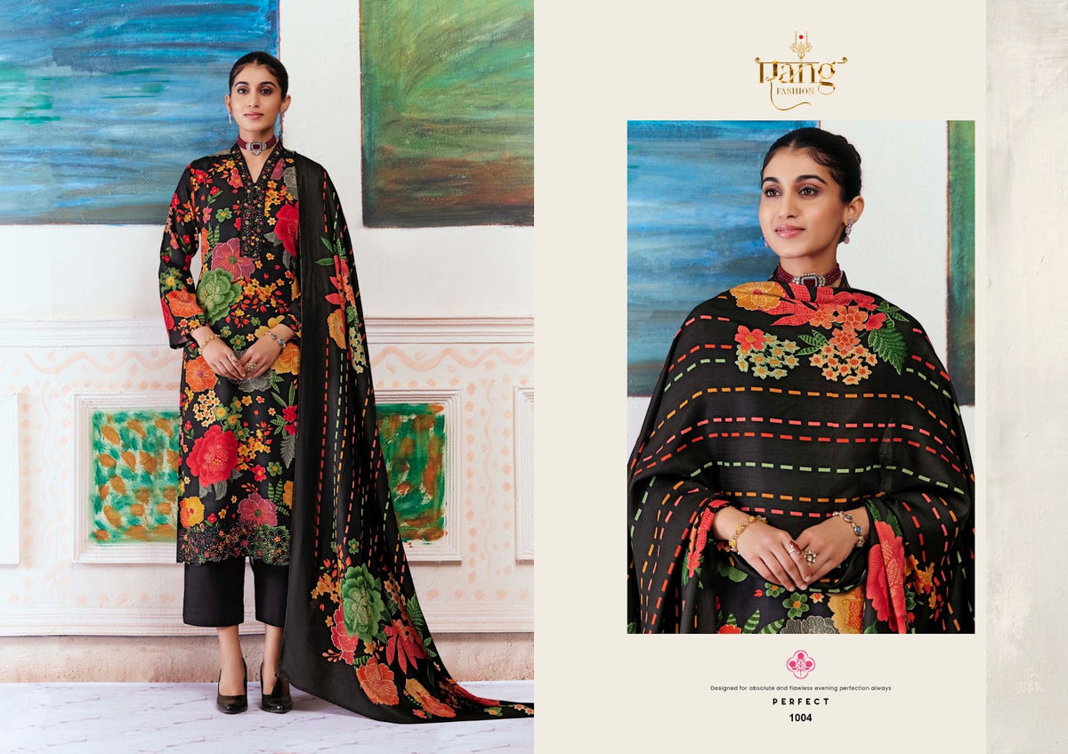 The Rose Rang Fashion Pashmina Suits Supplier Gujarat