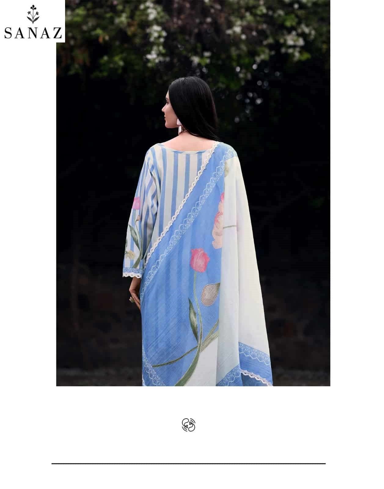 The Soft Edit Sanaz Mul Cotton Pant Style Suits Supplier India