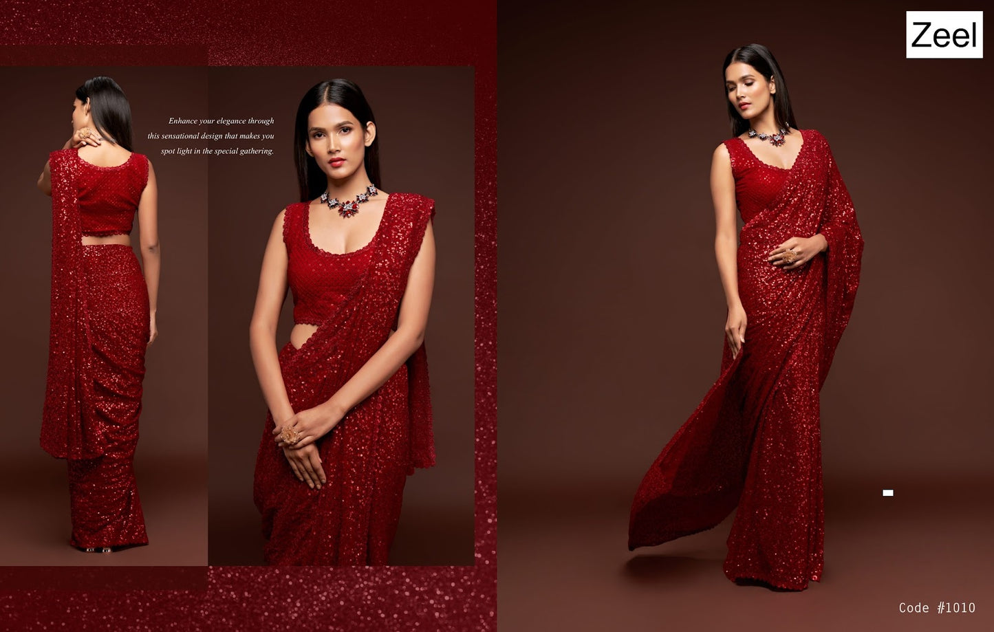 The Starlit Vol 1 Zeel Georgette Sarees Wholesaler