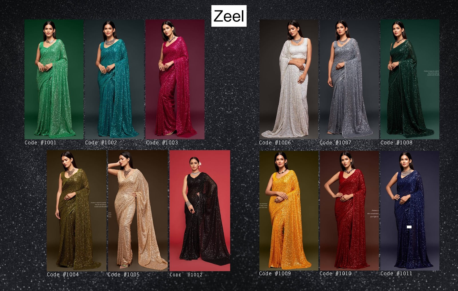 The Starlit Vol 1 Zeel Georgette Sarees Wholesaler