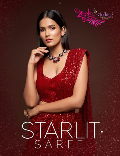 The Starlit Vol 1 Zeel Georgette Sarees Wholesaler