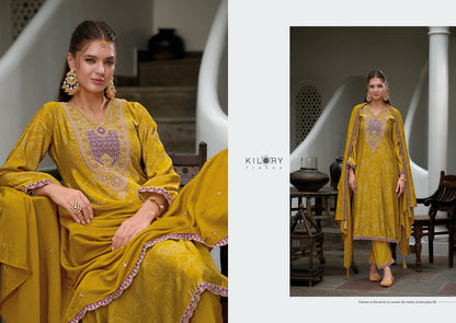 The Story Of Bandhej Kilory Viscose Modal Pant Style Suits Supplier Gujarat