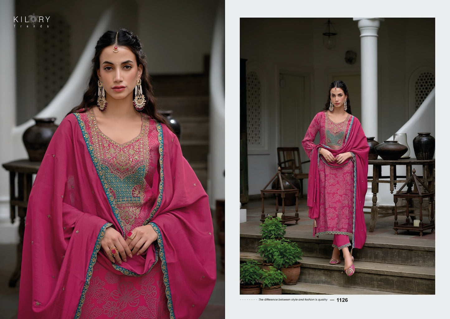 The Story Of Bandhej Kilory Viscose Modal Pant Style Suits Supplier Gujarat
