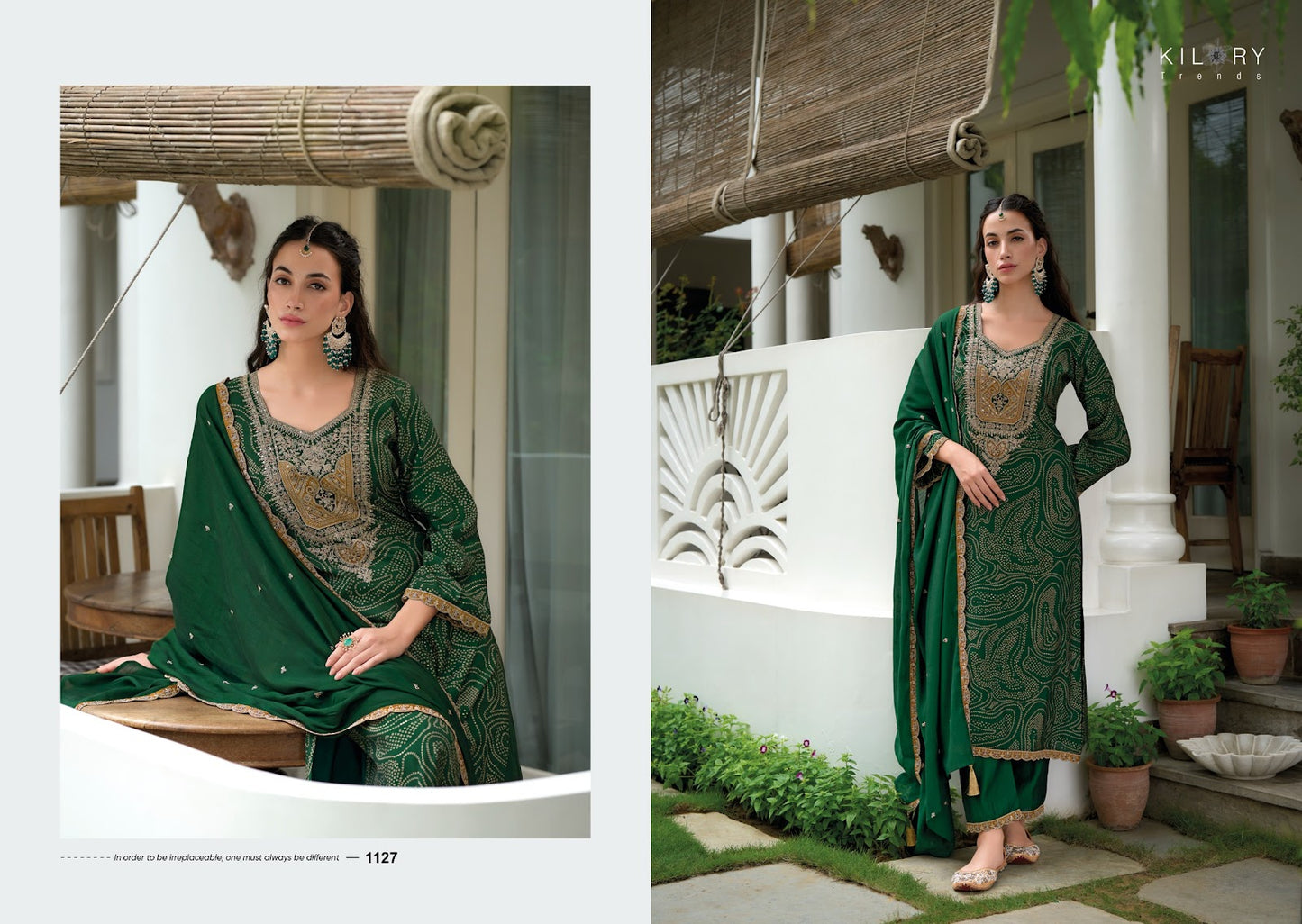 The Story Of Bandhej Kilory Viscose Modal Pant Style Suits Supplier Gujarat