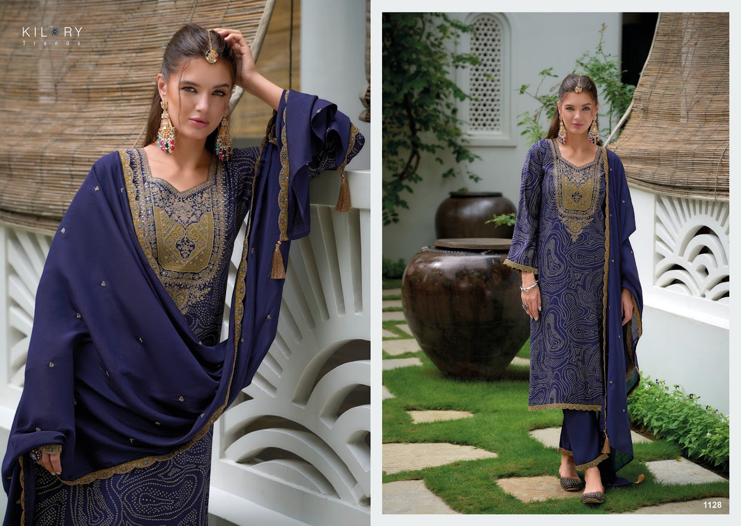 The Story Of Bandhej Kilory Viscose Modal Pant Style Suits Supplier Gujarat