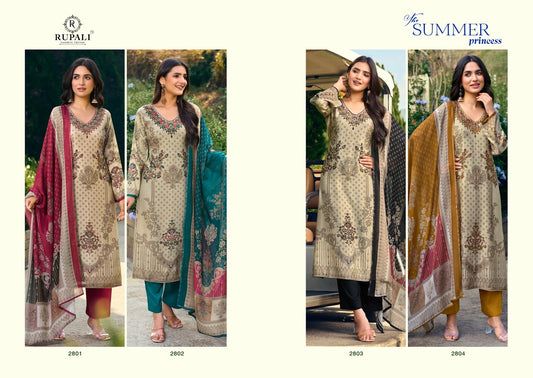 The Summer Princess Rupali Viscose Muslin Pant Style Suits Exporter