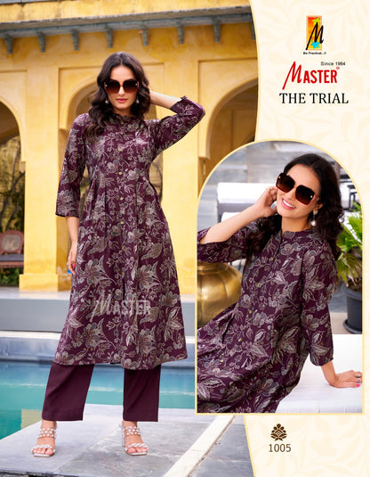 The Trial Master Vertican Kurti Pant Set Supplier India