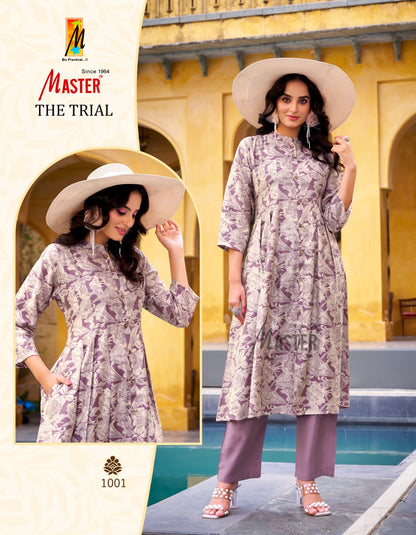 The Trial Master Vertican Kurti Pant Set Supplier India