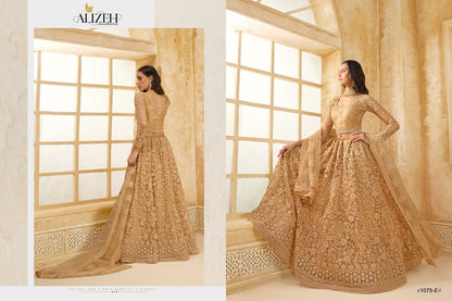 The White Bride Vol 2 Alizeh Net Silk Lehenga Choli Manufacturer Gujarat