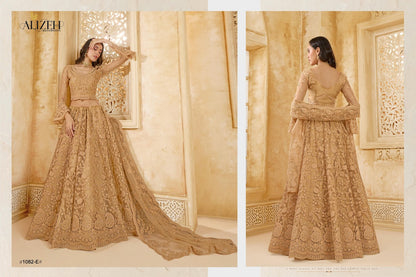 The White Bride Vol 2 Alizeh Net Silk Lehenga Choli Manufacturer Gujarat