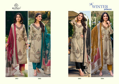 The Winter Princess Rupali Viscose Pashmina Suits Supplier India