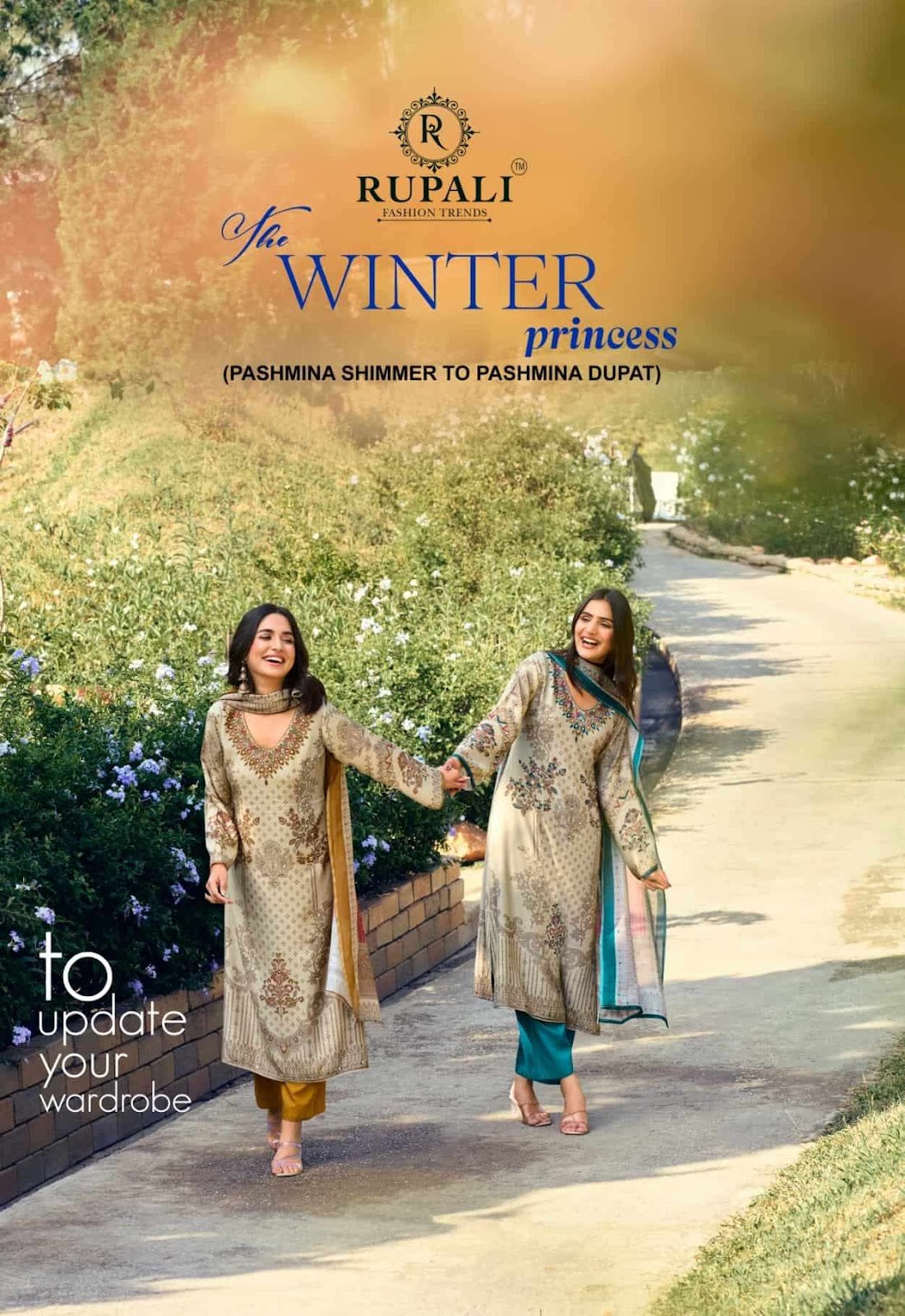 The Winter Princess Rupali Viscose Pashmina Suits Supplier India