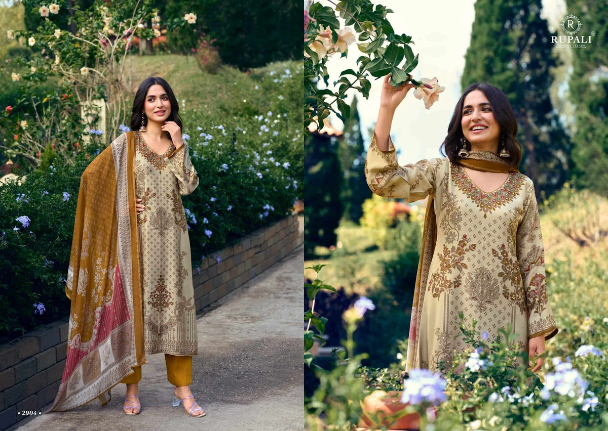 The Winter Princess Rupali Viscose Pashmina Suits Supplier India