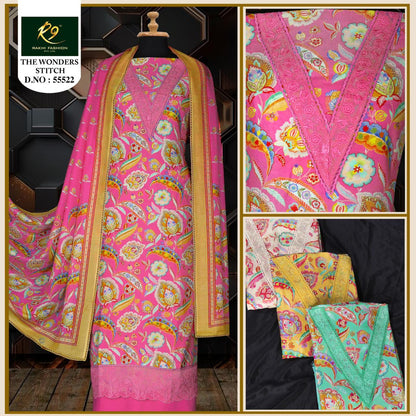 The Wonders Stitch Rakhi Fashion Pure Viscose Salwar Suits Wholesaler Gujarat