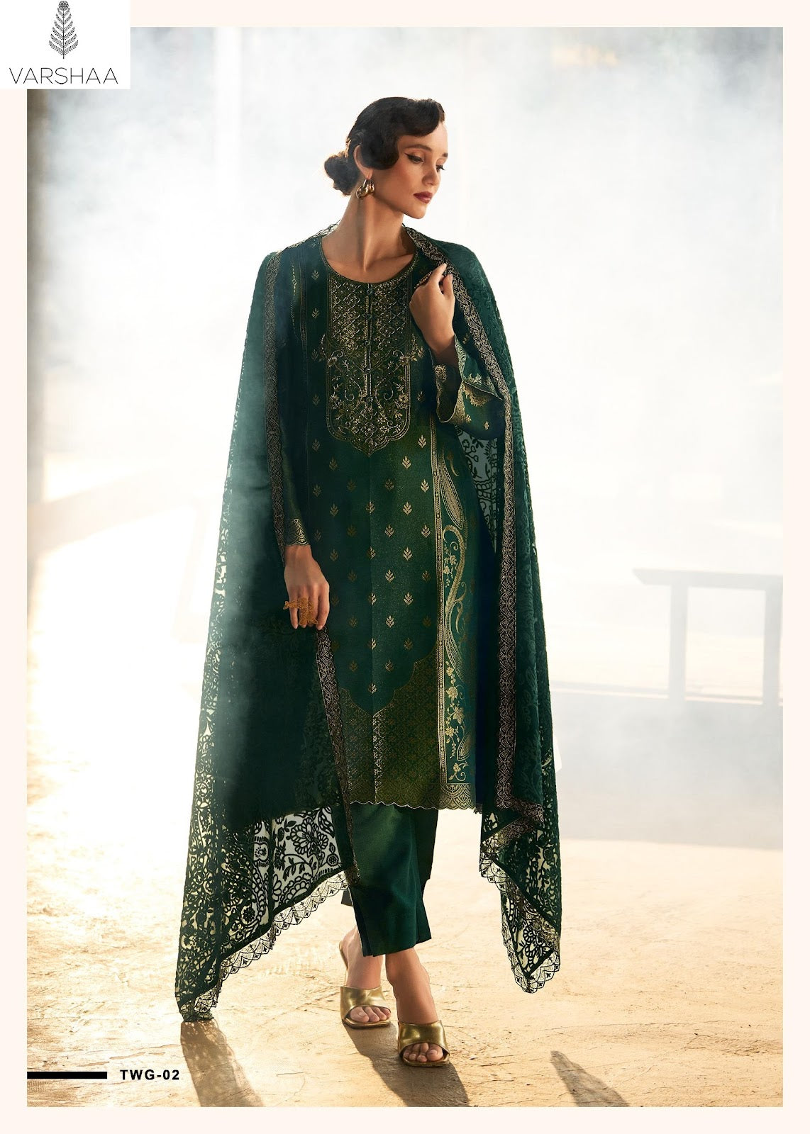 The Woven Garden Varshaa Woven Pant Style Suits Supplier