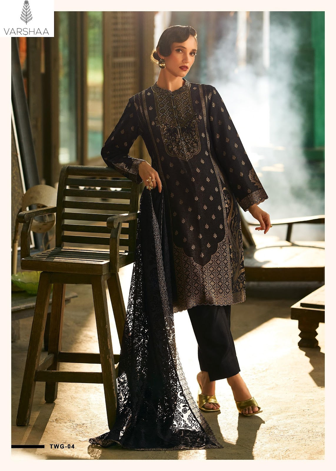 The Woven Garden Varshaa Woven Pant Style Suits Supplier