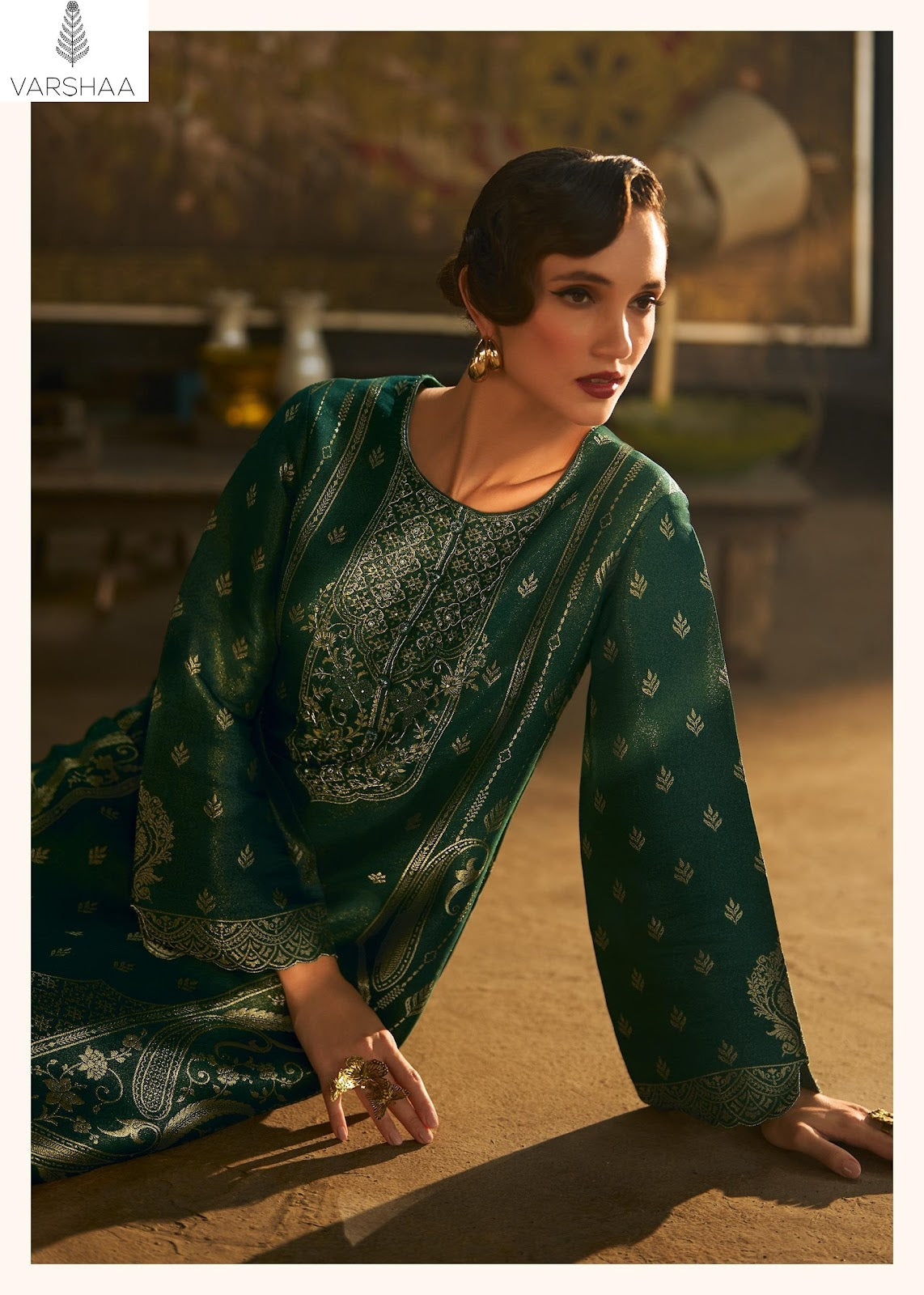 The Woven Garden Varshaa Woven Pant Style Suits Supplier