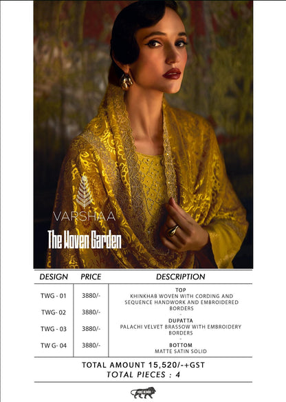 The Woven Garden Varshaa Woven Pant Style Suits Supplier