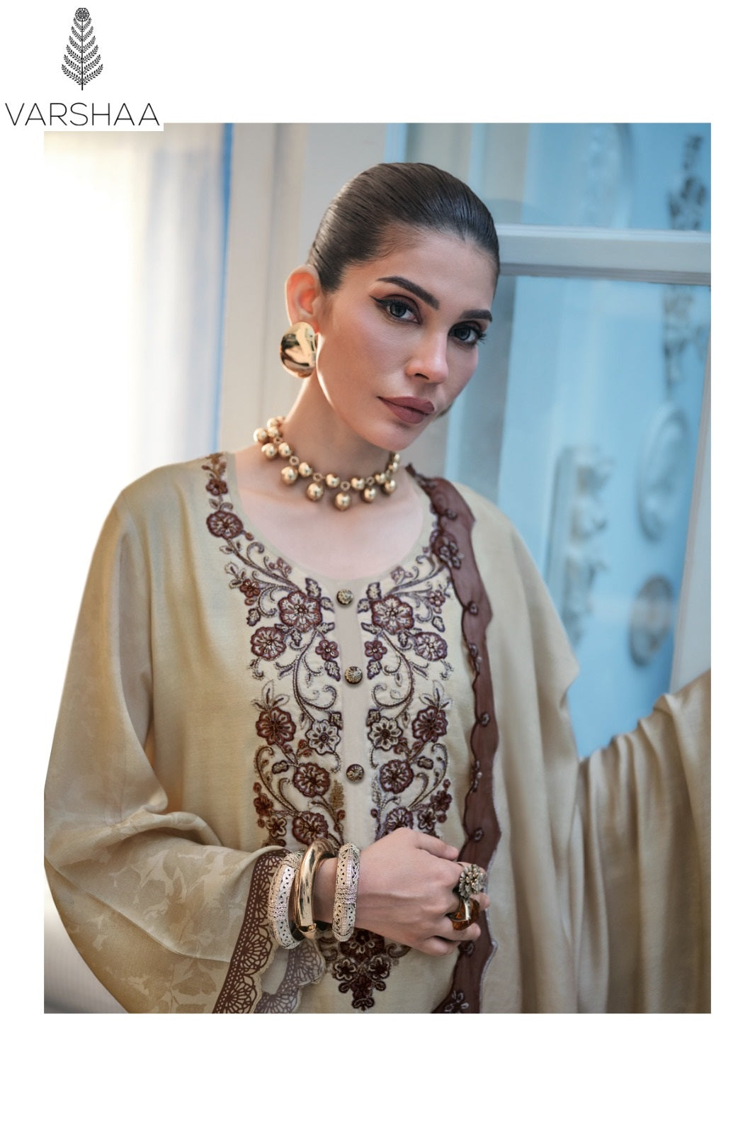 The Wow Collection Varshaa Viscose Muslin Pant Style Suits Wholesaler