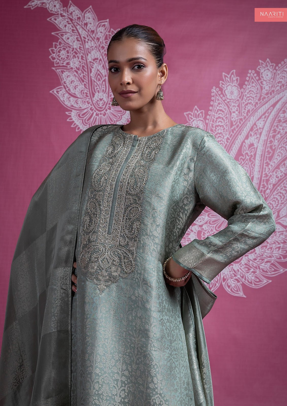 Thivi Naariti Tissue Silk Pant Style Suits Wholesale Rate