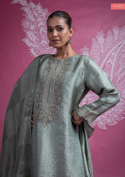 Thivi Naariti Tissue Silk Pant Style Suits Wholesale Rate