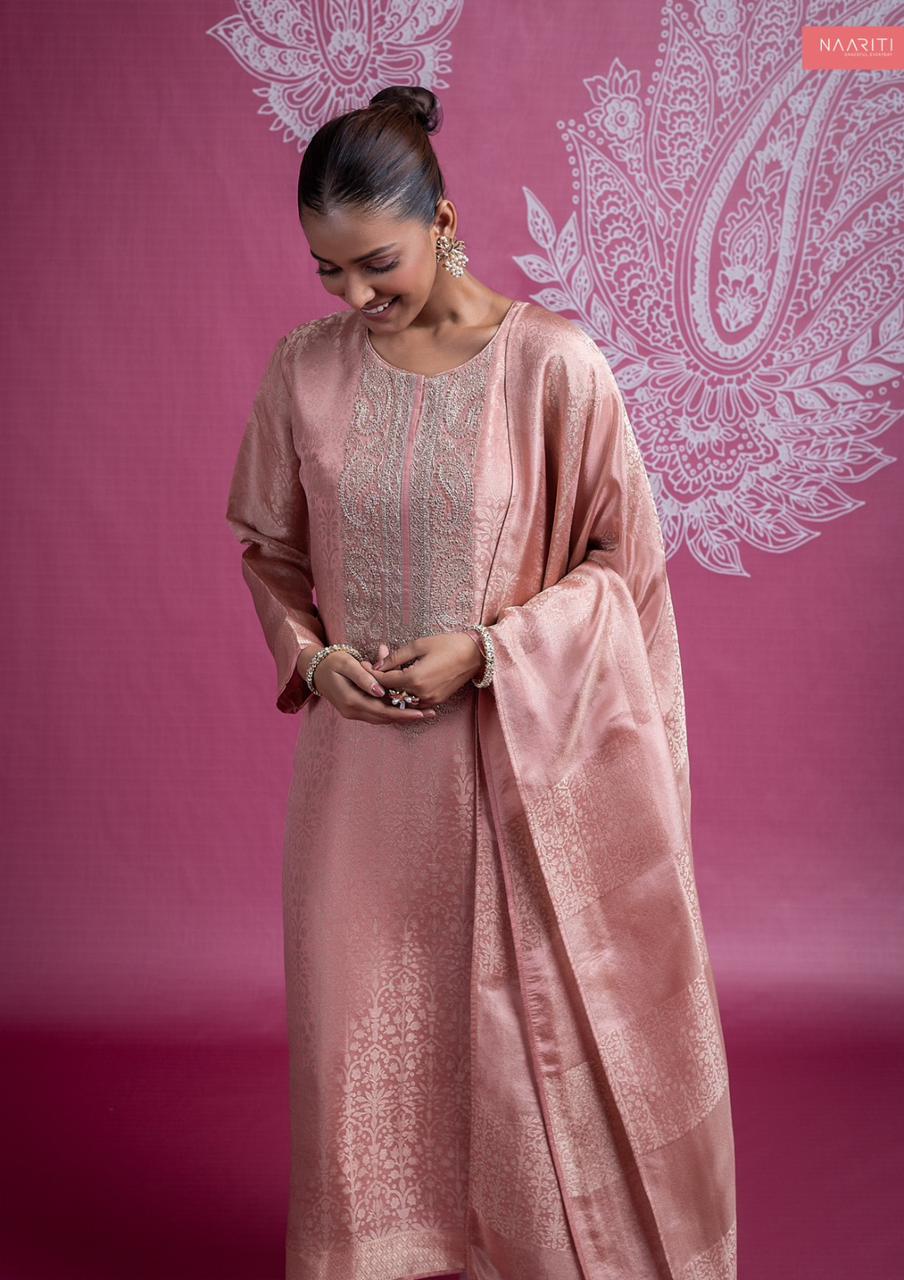 Thivi Naariti Tissue Silk Pant Style Suits Wholesale Rate