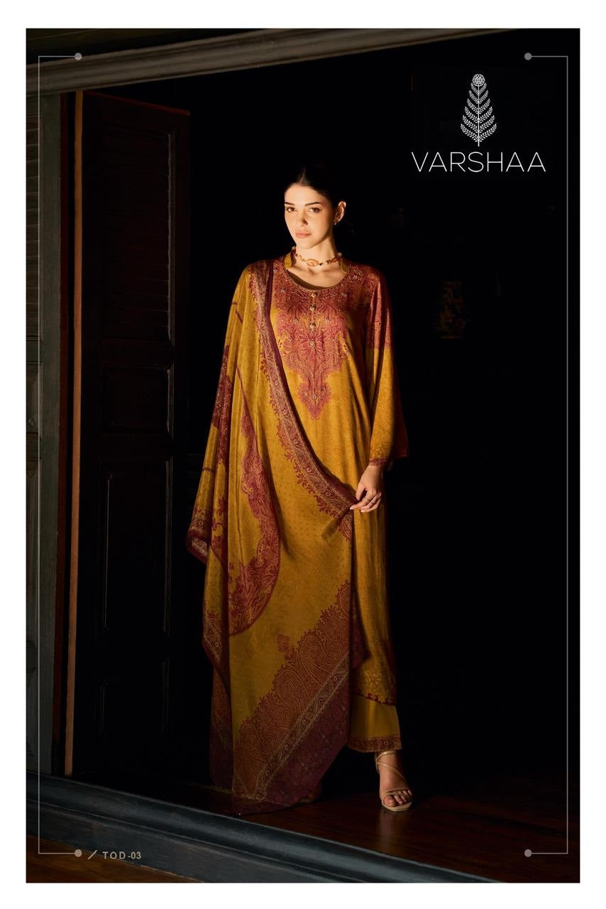Thread Of Dawn Varshaa Pashmina Suits Supplier Ahmedabad