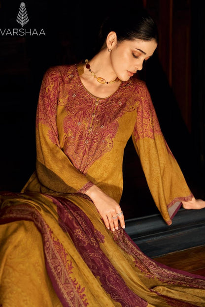 Thread Of Dawn Varshaa Pashmina Suits Supplier Ahmedabad