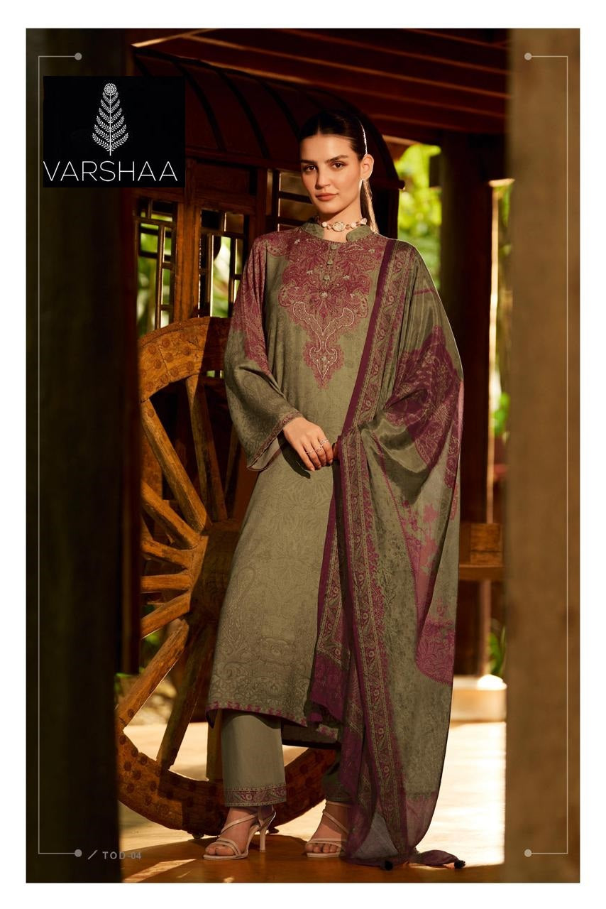 Thread Of Dawn Varshaa Pashmina Suits Supplier Ahmedabad
