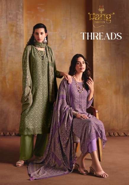Threads Rang Fashion Pashmina Suits Supplier India