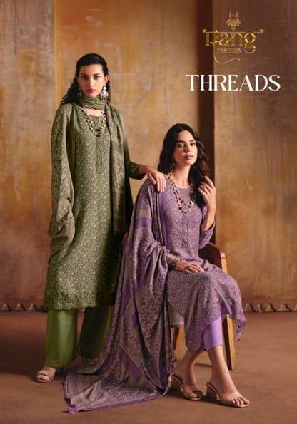 Threads Rang Fashion Pashmina Suits Supplier India