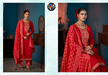 Thridha Four Dots Jam Cotton Pant Style Suits Supplier Ahmedabad