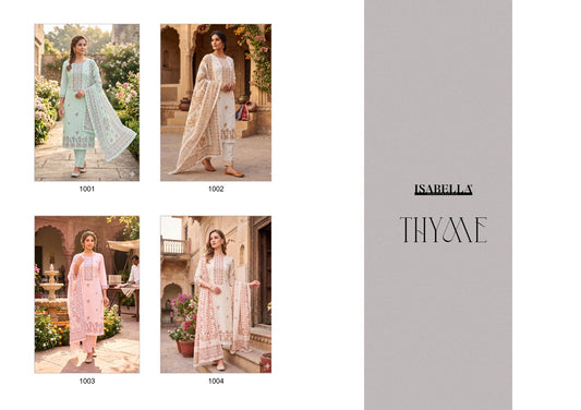 Thyme Yesfab Isabella Lawn Pant Style Suits Manufacturer India