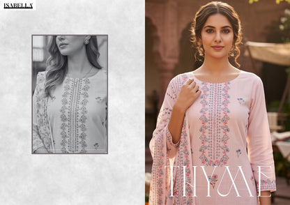 Thyme Yesfab Isabella Lawn Pant Style Suits Manufacturer India