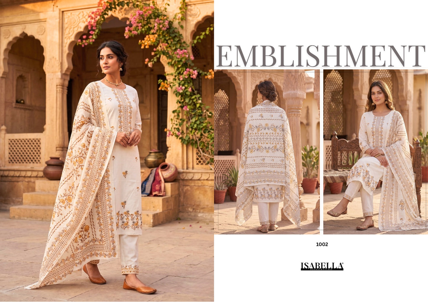Thyme Yesfab Isabella Lawn Pant Style Suits Manufacturer India