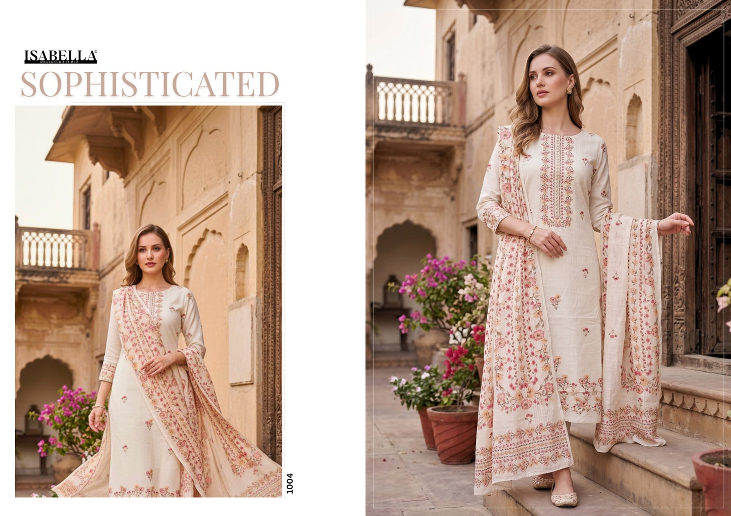 Thyme Yesfab Isabella Lawn Pant Style Suits Manufacturer India