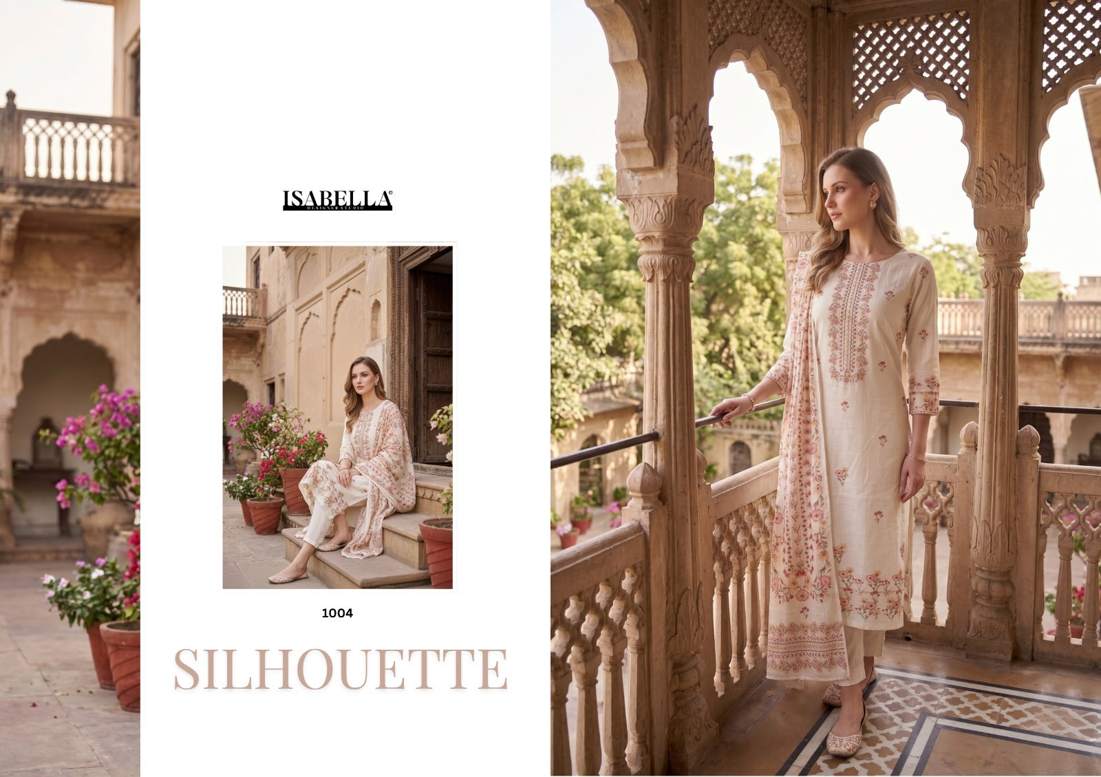 Thyme Yesfab Isabella Lawn Pant Style Suits Manufacturer India