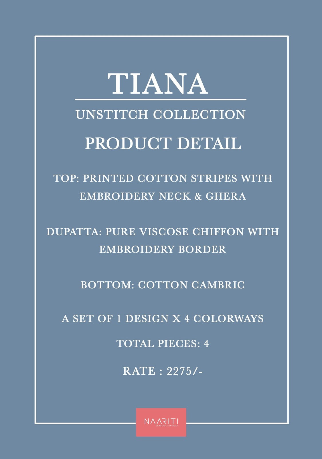 Tiana Naariti Cotton Salwar Suits Manufacturer Ahmedabad