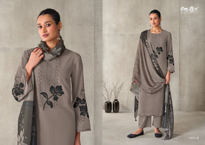 Tianaaya Omtex Mal Chanderi Pant Style Suits Exporter Gujarat