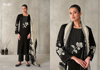 Tianaaya Omtex Mal Chanderi Pant Style Suits Exporter Gujarat