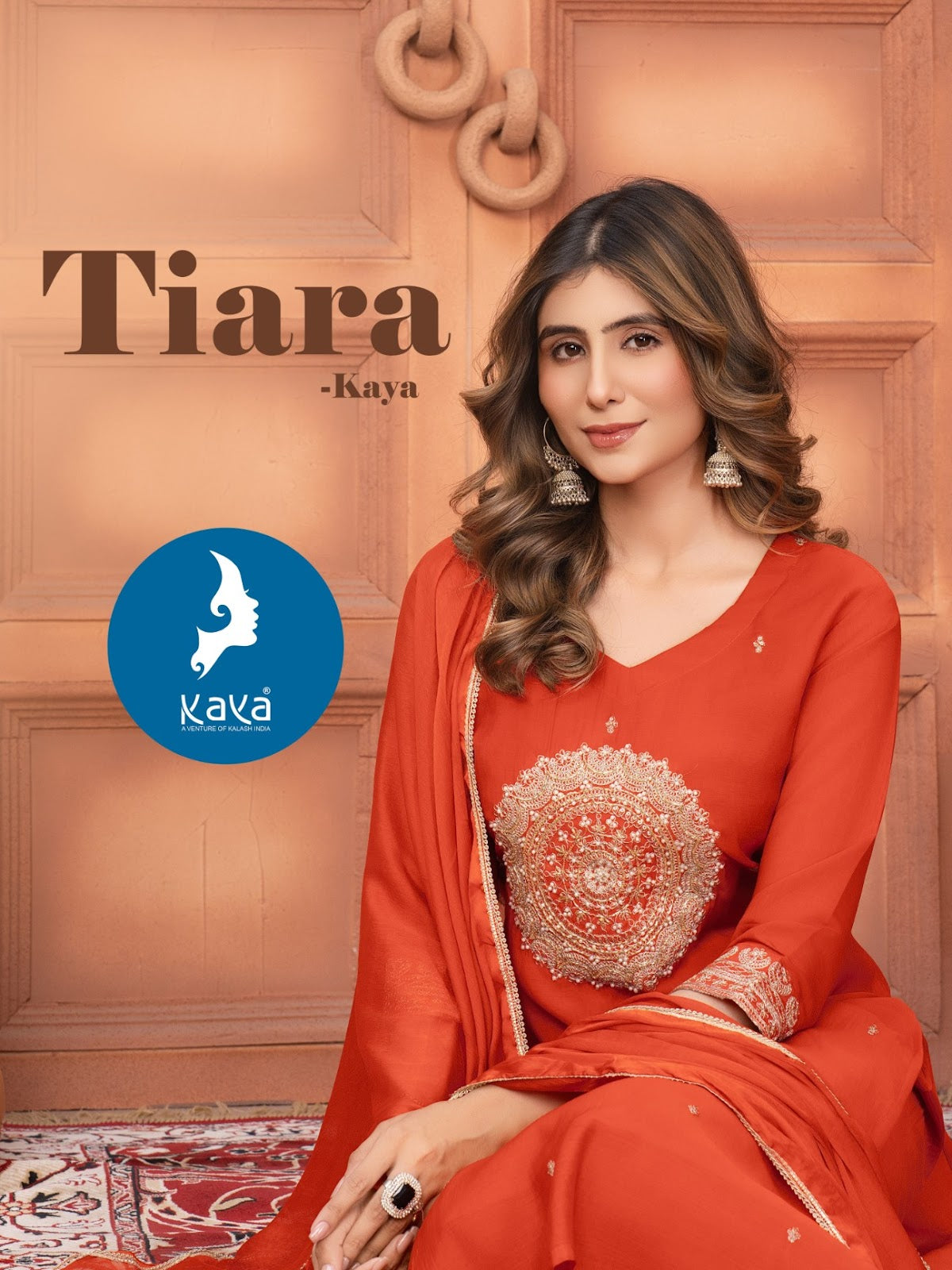 Tiara Kaya Chanderi Readymade Pant Style Suits Exporter India