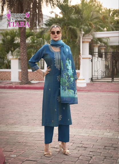 Tiara Vol 1 Mystic 9 Vetican Readymade Pant Style Suits Supplier Ahmedabad