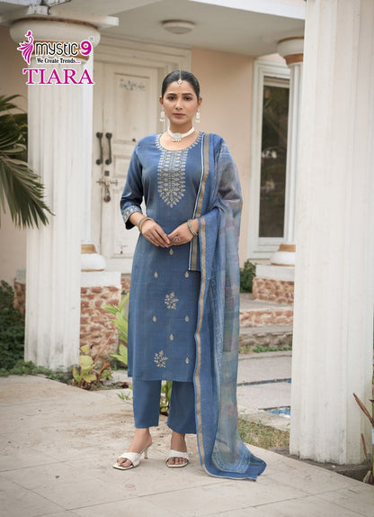 Tiara Vol 1 Mystic 9 Vetican Readymade Pant Style Suits Supplier Ahmedabad