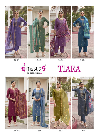 Tiara Vol 1 Mystic 9 Vetican Readymade Pant Style Suits Supplier Ahmedabad